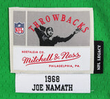 Jets Joe Namath Authentic Signed Green Mitchell & Ness Jersey Autographed BAS 2