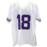 Justin Jefferson Autographed Pro Style Sz XL ALT Jersey Beckett Witness 57921