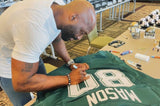 Derrick Mason Signed Michigan State Spartans Jersey (Radtke) Titans Pro Bowl WR