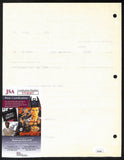 Biggie Munn HOF Michigan State Head Coach Signed/Auto Contract JSA BA199661