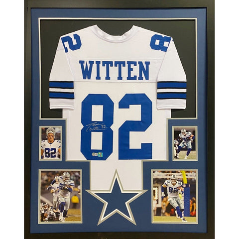Jason Witten Autographed Signed Framed Dallas Cowboys Jersey BECKETT BAS
