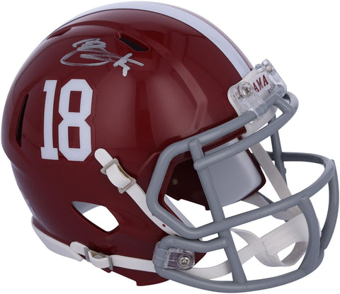 Bryce Young Alabama Crimson Tide Autographed Riddell Speed Mini Helmet