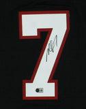 Michael Vick Signed Atlanta Falcons Mitchell & Ness 2002 Legacy Black NFL Jersey