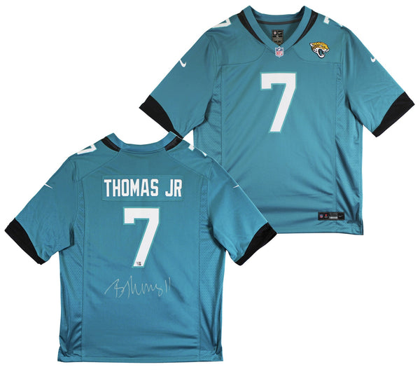 Jaguars Brian Thomas Jr. Authentic Signed Teal Nike Game Jersey Fanatics