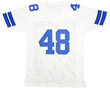 DALLAS COWBOYS DARYL JOHNSTON AUTOGRAPHED WHITE JERSEY "MOOSE" BECKETT 213036