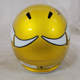AARON JONES SIGNED MINNESOTA VIKINGS F/S FLASH SPEED REPLICA HELMET BECKETT QR