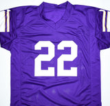 Paul Krause Autographed Purple Pro Style Jersey w/ HOF- Beckett W Hologram