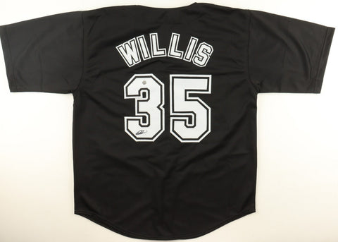 Dontrelle Willis Signed Florida Marlins Jersey (All World) 2003 Rookie o/t Year