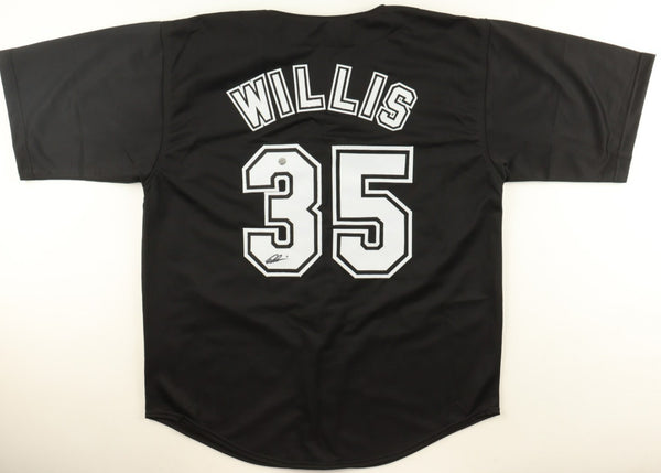 Dontrelle Willis Signed Florida Marlins Jersey (All World) 2003 Rookie o/t Year