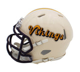 Justin Jefferson Signed Minnesota Vikings Speed Retro NFL Mini Helmet