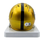 Hines Ward Autographed Flash Mini Helmet Steelers Beckett 180988