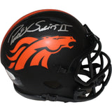 Patrick Surtain Signed Denver Broncos Eclipse Mini Helmet Beckett 42428
