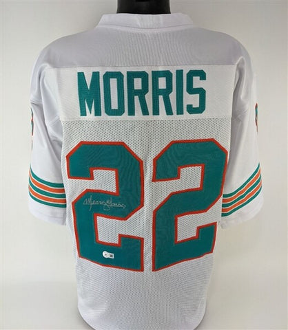 Mercury Morris Signed Miami Dolphins Jersey (Beckett) 1972 Perfect Season / R.B.