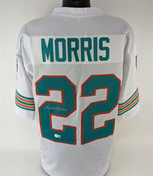 Mercury Morris Signed Miami Dolphins Jersey (Beckett) 1972 Perfect Season / R.B.