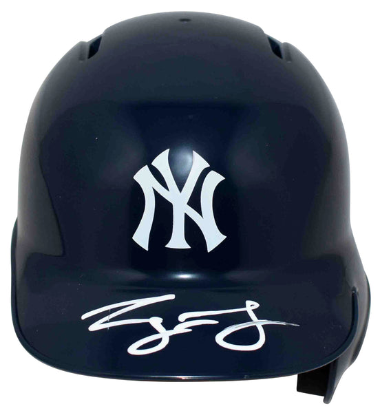 GEORGE LOMBARD JR SIGNED NEW YORK YANKEES BATTING MINI HELMET BECKETT