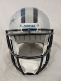 CHUBA HUBBARD SIGNED CAROLINA PANTHERS F/S SPEED REP HELMET BECKETT
