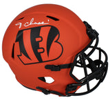 Ja'Marr Chase Autographed Bengals 'RAVE' Full Size Speed Helmet Beckett