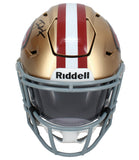 Frank Gore Autographed 49ers Mid-Size Speedflex MIDI Helmet Beckett