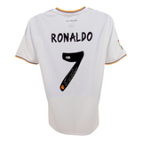Cristiano Ronaldo Signed Real Madrid Home Soccer Jersey #7 with Beckett COA