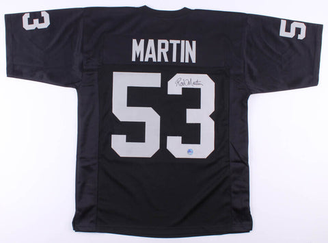 Rod Martin Signed Oakland Raiders Jersey (Pro Player) 2xSuper Bowl Champion L.B.