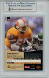 Derrick Brooks Autographed 1995 UD SP #103 w/HOF Trading Card Slab Beckett 57067