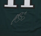 AJ Brown Autographed Eagles Nike Midnight Green Game Jersey - Beckett W Holo