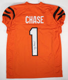 Ja'Marr Chase Signed Cincinnati Bengals Jersey (PSA) 2021 Top Draft Pick / WR