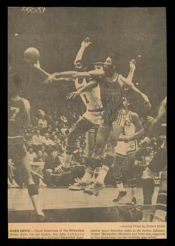 John Johnson Autographed 6x9 Magazine Photo Cleveland Cavaliers SKU #237907