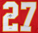 Larry Johnson Signed Chiefs Jersey (PSA COA) Kansas City Running Back 2003-2011