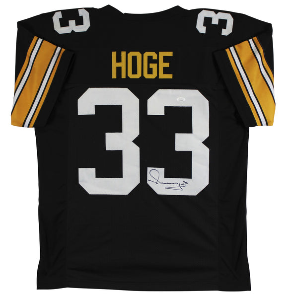 Merril Hoge Authentic Signed Black Pro Style Jersey Autographed JSA #II77526