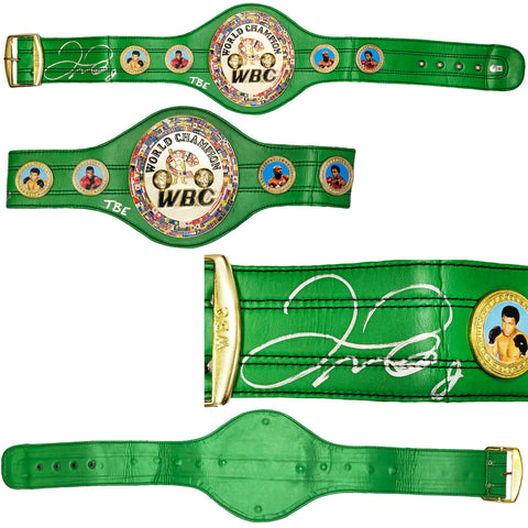 FLOYD MAYWEATHER JR. AUTOGRAPHED WBC BOXING BELT TBE BECKETT 221650