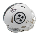 Joe Greene Signed Pittsburgh Steelers Speed Auth STS 3 NFL Helmet w/ "HOF 87"