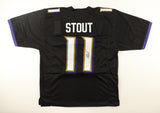 Jordan Stout Signed Ravens Jersey (JSA COA) Baltimore Punter / 2022 4th Rnd Pick