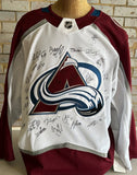 2022 Stanley Cup Champions Colorado Avalanche Team Signed Jersey JSA LOA
