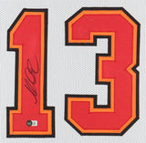 Mike Evans Signed Tampa Bay Buccaneers 35x43 Framed Home Jersey (Beckett) W.R.
