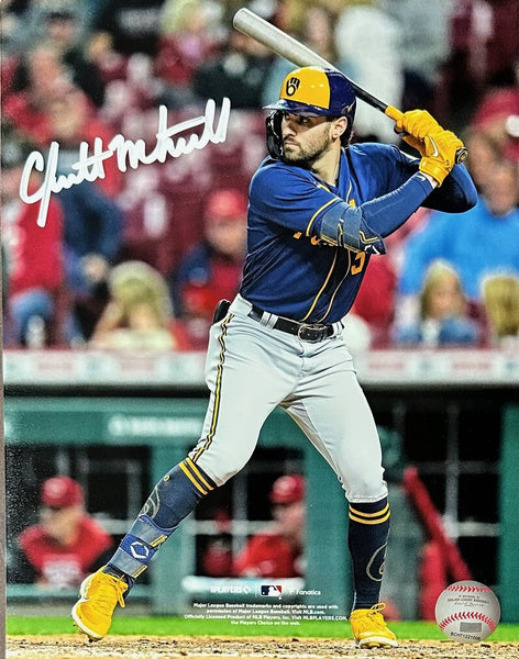 Milw Brewers Outfielder GARRETT MITCHELL Signed 8x10 Photo #2 AUTO