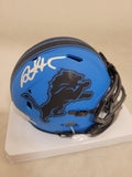 DAVID MONTGOMERY SIGNED DETROIT LIONS RAVE SPEED MINI HELMET BECKETT QR