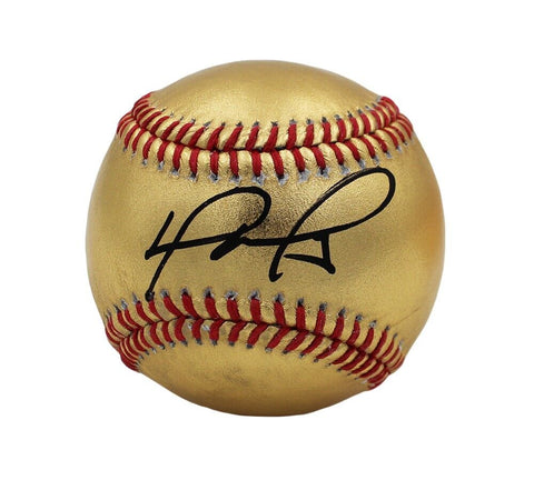 David Ortiz Signed Boston Red Sox Rawlings Official Major League Gold Baseball