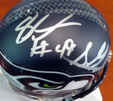 SHAQUEM & SHAQUILL GRIFFIN AUTOGRAPHED SEAHAWKS MINI HELMET MCS HOLO 134373