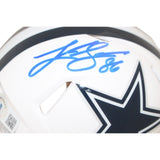 Luke Schoonmaker Signed Dallas Cowboys 22 Alt Mini Helmet Beckett 43114