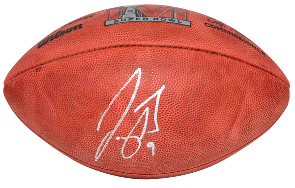 JOE BURROW SIGNED CINCINNATI BENGALS WILSON SUPER BOWL LVI 56 FOOTBALL FANATICS