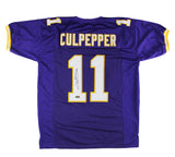 Daunte Culpepper Signed Minnesota Custom Purple Jersey