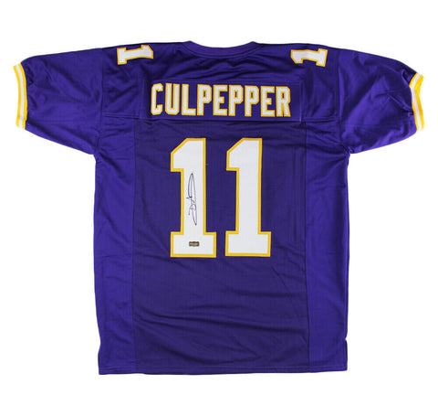 Daunte Culpepper Signed Minnesota Custom Purple Jersey