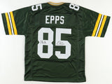Phillip Epps Signed Packers Jersey (JSA COA) Green Bay Receiver 1982 to 1988