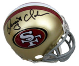Dwight Clark/Steve Young Signed/Auto 49ers Mini Football Helmet JSA 213102