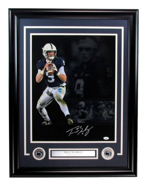 Trace McSorley Signed/Auto 16x20 Photo Penn State Framed JSA 188789