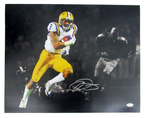 Odell Beckham Jr OBJ LSU Autographed/Signed 16x20 Photo JSA 135990