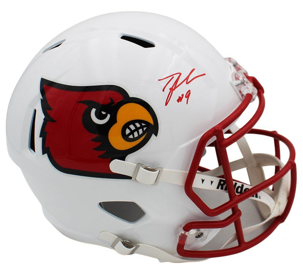 Tyler Shough Signed Louisville Cardinals Speed Full Size NCAA Helmet