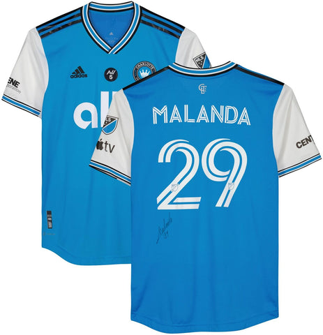 Adilson Malanda Charlotte FC Signed Match-Used #29 Jersey 2023 MLS Season-Size L