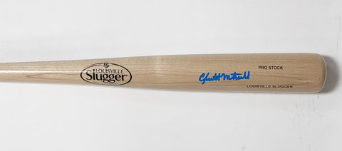 Brewers GARRETT MITCHELL Signed Louisville Slugger Blonde Bat AUTO - JSA